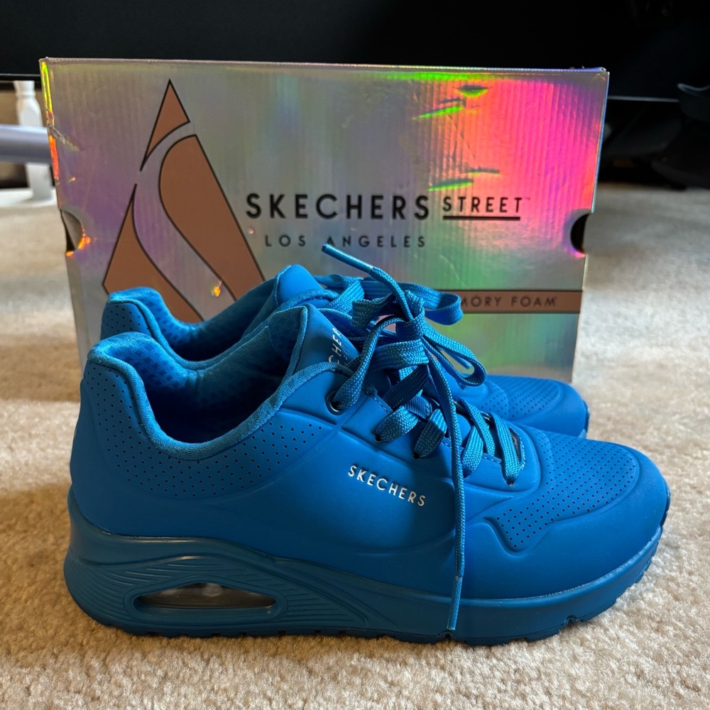 Skechers Women's Blue Sneakers